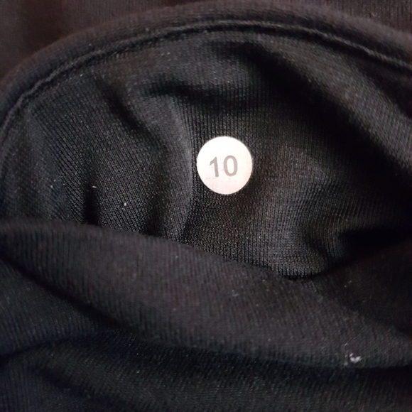 LULULEMON 10 Wunder Under Legging Pant Tight Black Size 10 (10-12) - Picture 13 of 14
